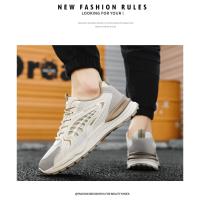 Zapatos de marca para hombre, zapatillas gruesas blancas de lujo, zapatillas informales para correr, Tenis transpirables antideslizantes, calzado deportivo para Fitness - details 10