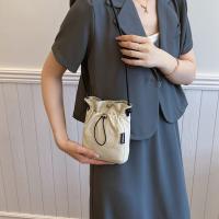 Bolso de lona con cordón de estilo coreano, bandolera de nailon de Color sólido, bolso de hombro, cartera, bolso para teléfono móvil, trabajador de oficina - details 13