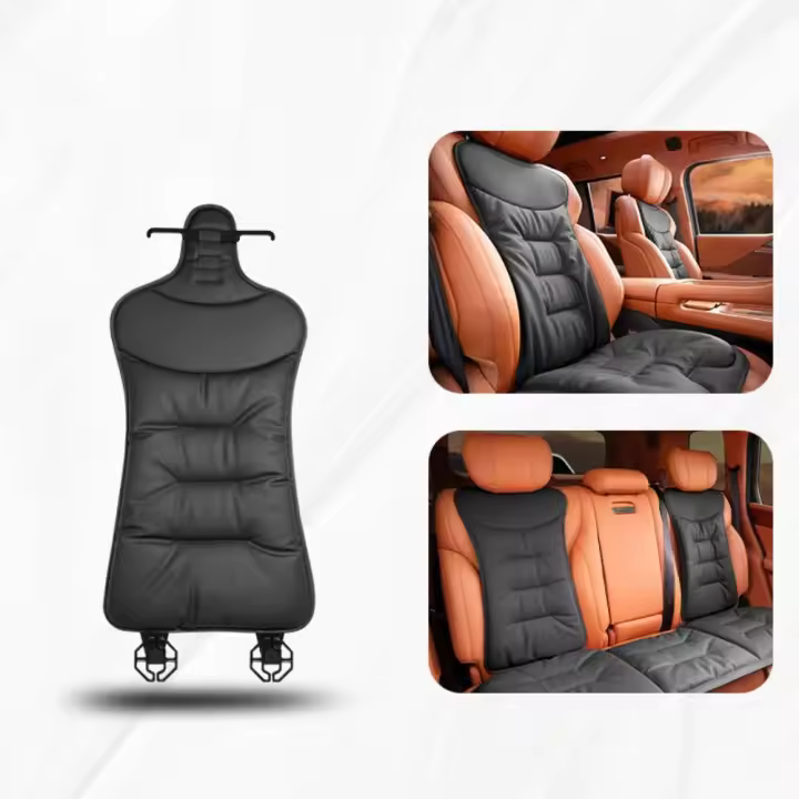 Cojín de cuero antideslizante para coche, cojín Universal suave y ventilado para las cuatro estaciones, algodón, buena transpirabilidad, cojín para asiento de coche - 1