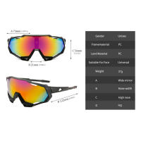 Gafas de ciclismo para hombre, lentes de protección UV a prueba de viento, polarizadas, deportivas, pesca - details 23