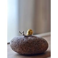 Caracol de aleación creativa, adornos pequeños, bonsái, artesanía de incienso, decoración del hogar - details 6