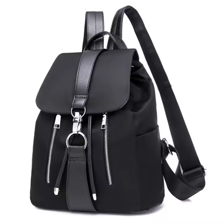Mochila de estilo Preppy para Mujer, Bolso de moda para Chicas adolescentes, mochila de Nailon de nuevo diseño, resistant to Agua, cupón y Disco - 1