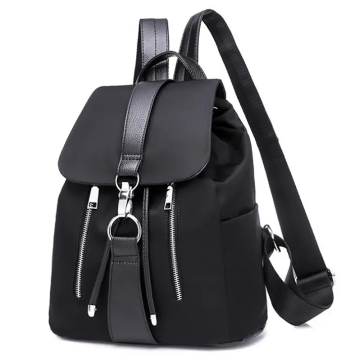 Mochila de estilo Preppy para mujer, bolso de moda para chicas adolescentes, mochila de nailon de nuevo diseño, resistente al agua, cupón y disco - 1