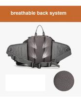Bolso de cintura para acampar, bolso de hombro de nailon para exteriores, bolso cruzado de viaje, ciclismo, montar en b - details 8