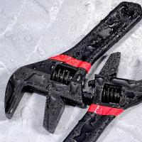 Llave de fregadero ajustable antioxidante, herramientas de reparación antideslizantes de 6 en 8 pulgadas, llave inglesa para grifo de alta dureza y gran apertura, fontanero - details 3