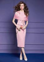 Fei Mengyi rojo verano estilo francés industria pesada lentejuelas pegatina temperamento falda dividida vestido 49735 - details 6