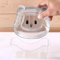 Little Bear Dinner Plate Cartoon Shape Bear Spit Bone Dish Desktop Trash Tray Snack Food Residue Fruit Plate Kitchen Tableware - details 4