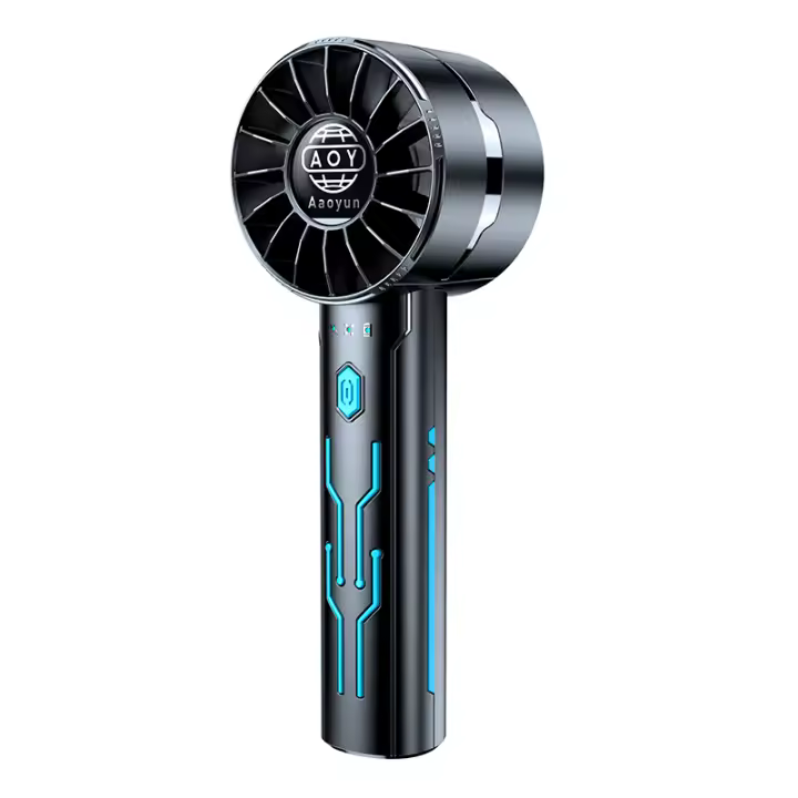 Ventilador Turbo Portátil Motor de Alta Velocidad de 7000RPM Recargable con USB 4 Velocidades - 1