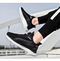 Zapatos de malla de seda de pescado, zapatos para correr con hebilla giratoria acolchada para hombres y mujeres - details 4