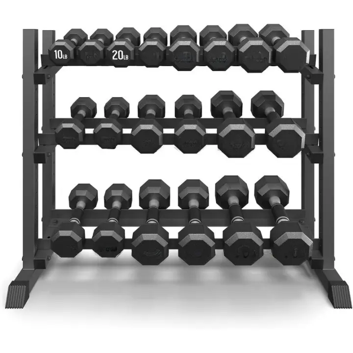 Gimnasio en Casa Ajustable Jusgym Soporte de Peso Hecho a Mano de 1200LB para Mancuernas y Mancuernas Equipo de Entrenamiento de Equilibrio - 1