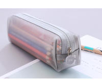 Estuche de nailon dedicado para estudiantes, bolsa de malla transparente para lápices, bolsa de gran capacidad, suministros escolares, papelería - details 6