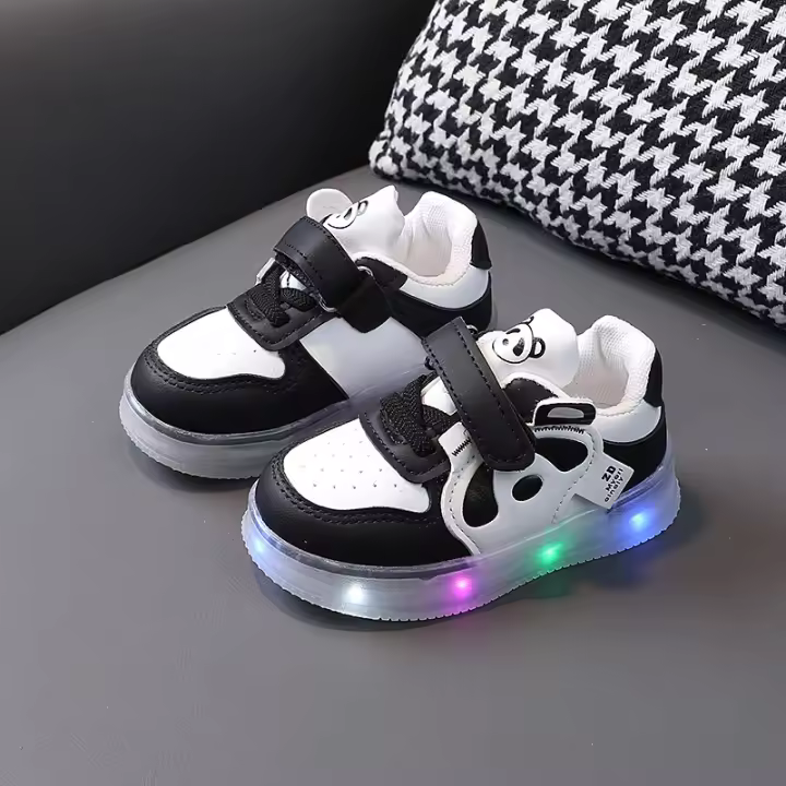 Zapatos con iluminación para niños, zapatos de tablero luminoso para niños - 1