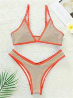 Conjunto de Bikini Retro Vintage Tanga Sexy de Moda para Mujer Estilo de Primavera/Verano 2023 - details 19