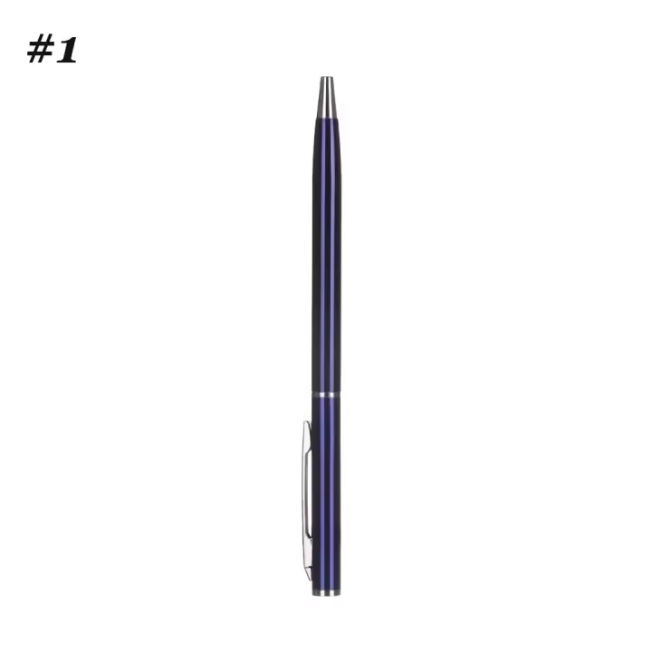 Bolígrafo De Metal duradero para oficina y escuela, suministros de escritura suave, papelería, bolígrafo de firma, regalo nuevo, 1 unidad - 1