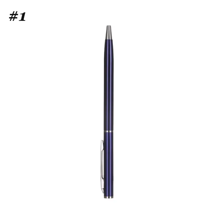 Bolígrafo De Metal duradero para oficina y escuela, suministros de escritura suave, papelería, bolígrafo de firma, regalo nuevo, 1 unidad - 1