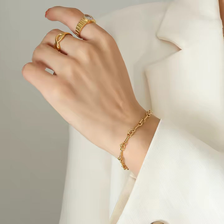 Conjunto de collares pulseras joyas Bucles hebillas - 1
