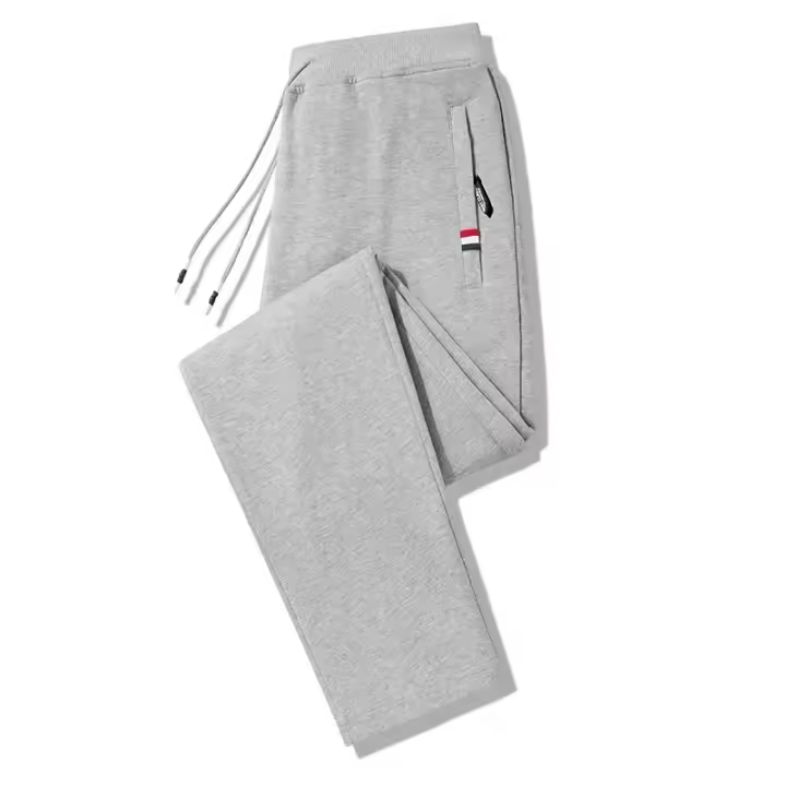 Pantalones de otoño para hombre, ropa deportiva para fitness, chándal con cintura elástica, pantalones de algodón, pantalones sueltos para gimnasio, pantalones de chándal para correr para hombre M- 8XL - 1