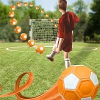 Pelota de fútbol de 20cm para niños y niñas, N ° 4, indentación Leeway Sport Curve Ball, naranja, Kicker, partido para exteriores e interiores - details 1