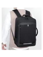 Mochila para ordenador portátil expandible para hombre, bolsa impermeable negra para Notebook, 16 pulgadas, 17 pulgadas, mochila de trabajo multifunción para negocios - details 23