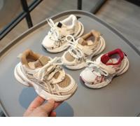 Zapatillas deportivas informales para niños y niñas, zapatos de malla transpirable, resistentes al desgaste, con gancho y bucle, a la moda, novedad de otoño, 2024 - details 4