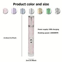Kit de Taladro de Uñas Recargable por USB, Portátil, para Manicura y Pedicura, con Múltiples Cabezales para Pulir y Eliminar - details 3