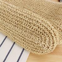 2025 nueva mujer estilo marino versátil cuerda de papel bolsa tejida correa de hombro anudada nicho de vacaciones bolsa tejida bolsa de playa - details 3