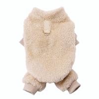 Ropa cálida de invierno para mascotas, mono de franela suave para perros, chaqueta de cuatro patas para cachorros y gatos, abrigo para perros pequeños y medianos, traje para Chihuahua Yorkie - details 0