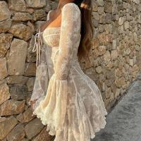 Vestido de manga larga para mujer, elegante, para fiesta, sexy, nueva moda, promoción - details 3