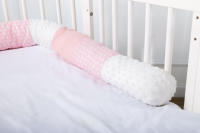 Cojín cilíndrico de algodón puro para cuna de bebé, Protector anticolisión, decoración de habitaciones - details 1