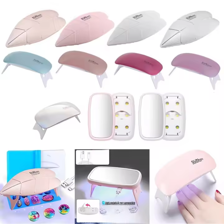 Lámpara UV LED para Secar Esmalte Mini Luz de Curing de Resina Configuración de Temporizadores de 2 - 1