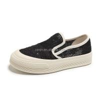 Nuevo popular Sepatu estilo de caminar mujeres 2025 antideslizante brillante moda casual deportes mujeres, zapatos vulcanizados para barato - details 1