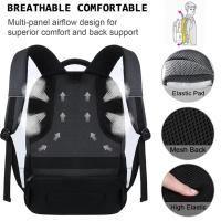 Mochila para hombre, bolsa de viaje para hombre, bolsa para lente de cámara al aire libre, bolsa ergonómica negra para ordenador portátil, bolso impermeable para montañismo de gran capacidad - details 3
