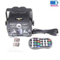 ESHINY 60 Patterns Battery DJ Disco Light Party R&G Laser Projector RGB LED Magic Ball Bar Dance Room Stage Effect Lamp USB F2N6 - details 17