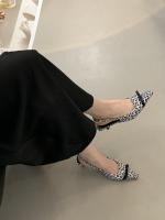 Impresionante Belleza Francés Sandalias de Tacón Alto con Estampado de Leopardo Zapatos de Mujer - details 18
