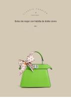 Bolso de hombro de piel auténtica con banda para el cuello para mujer, novedad de Primavera de 2025 - details 0