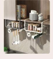Cesta de préstamo para armario de cocina, portavasos para pañuelos de comedor, armario, mesa, estante para colgar, águila calva hueca desmontable, - details 11