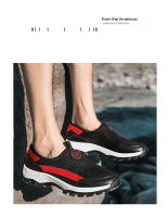 Zapatos de senderismo al aire libre para hombre, zapatos de viaje antideslizantes marrones, zapatos deportivos transpirables para caminar - details 14
