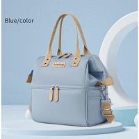 Bolsa de aislamiento térmico de doble capa Bolsa de picnic al aire libre Bolso impermeable portátil Bolsa de almuerzo de mantenimiento fresco con un solo hombro - details 12