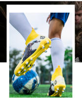 Zapatos de Fútbol de Alta parte Superior de la Juventud AG Spikes Estudiante Zapatillas de Deporte al Aire Libre - details 15