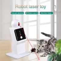 Juguete Láser ATUBAN para Gatos Automático y Aleatorio Interactivo con Movimiento Rojo Dot para Gatos y Perros Material ABS Plástico Uso en Interiores - details 6