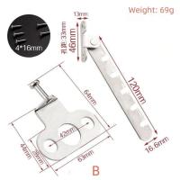 Soporte de límite de seguridad ajustable de cinco posiciones para ventanas infantiles fabricado en acero inoxidable - details 1