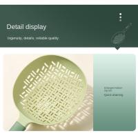 Colador grande de silicona para cocina, utensilios de filtro resistentes a altas temperaturas, mango largo, colador de Pasta, colador de drenaje, cuchara de drenaje - details 5