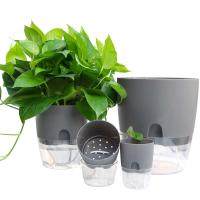 Macetas de flores hidropónicas de eneldo verde, suministros de jardín de doble capa, purificador de aire, irrigación automática de oficina, decoración del hogar - details 6