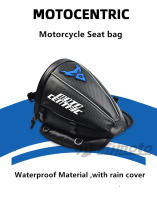 MOTOCENTRIC-Bolsa de asiento trasero para motocicleta, bolsa trasera de gran capacidad para montar en Motocross, impermeable, reflectante nocturno - details 0