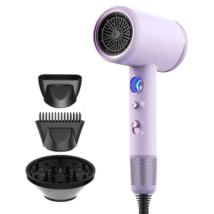 Secador de Cabello de Alta Potencia Control de Temperatura Secado Rápido y Frío y Caliente - 1