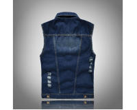 Chaquetas de mezcla para hombre, ropa de moda, chaquetas sin mangas con cinta, algodón, retro, verano y otoño - details 2