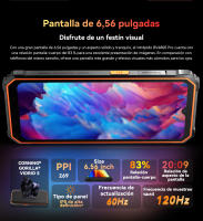 Blackview BV4800 PRO Smartphone Resistente, Pantalla IPS de 6.56'' 4GB RAM+128GB ROM, Cámara de 13MP Batería de 5180mAh, Teléfono Android 14 NFC - details 2