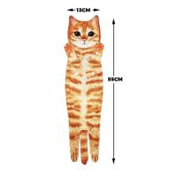 Toallas de mano de gato divertidas para decoración de baño, toalla de gato para Decoración de cocina, lindas toallas de cara colgantes, súper absorbentes suaves A + B - details 6