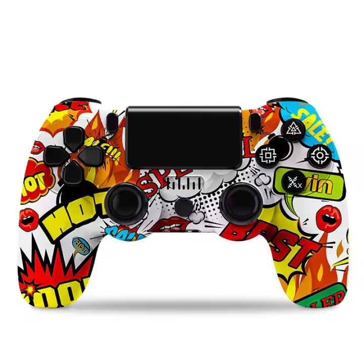 Mando inalámbrico para PS4/Pro/PS3/Slim/PC/Steam, Control Bluetooth, Joystick, compatible con 6 ejes, vibración, click táctil - 1