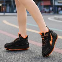 Nuevos patines luminosos de doble uso de 2 ruedas para niños y niñas estudiantes, zapatos deportivos con ruedas para exteriores. - details 7